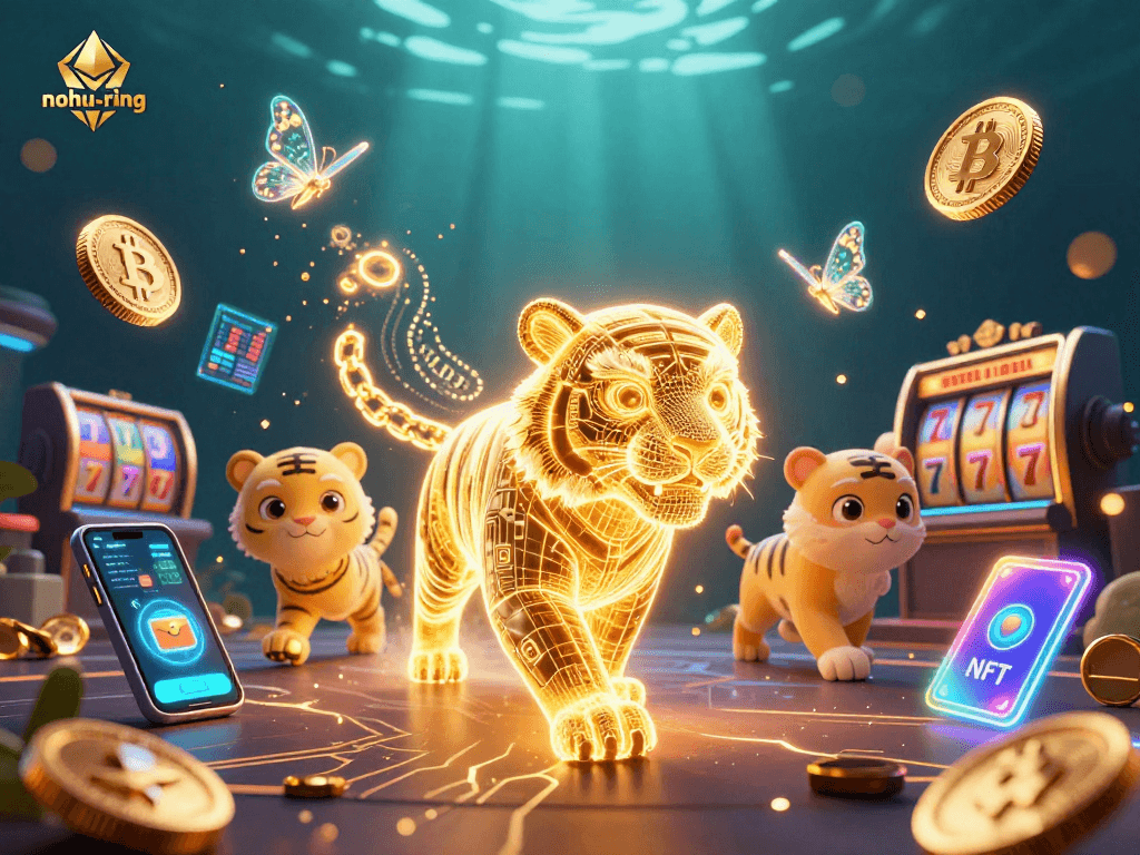 Experience thrilling jackpots in the nohu-ring digital casino with vibrant characters and rich visuals.