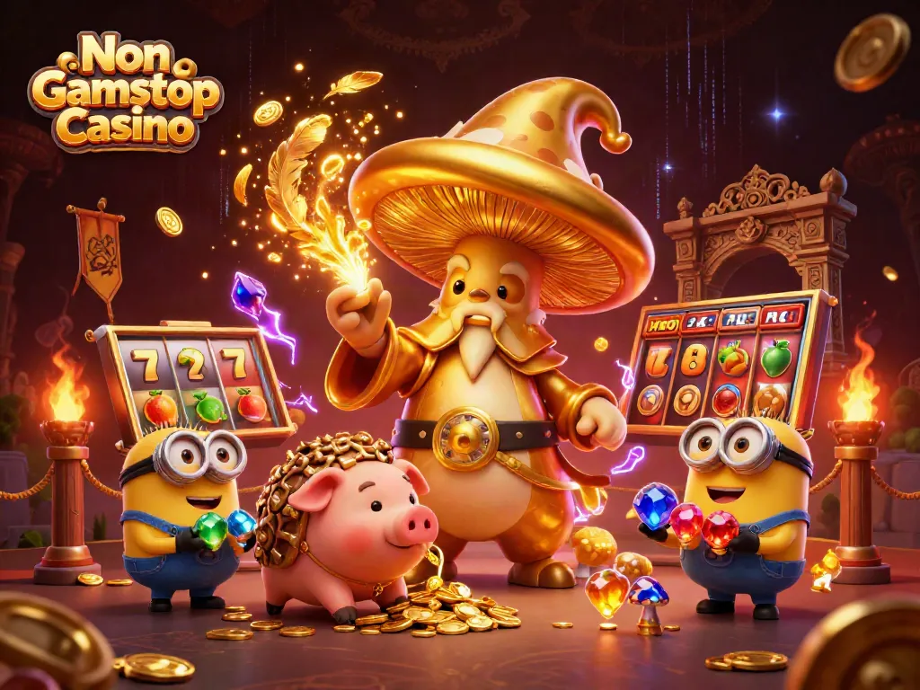 Experience exciting gameplay at a Non Gamstop Casino featuring magical elements and treasures.