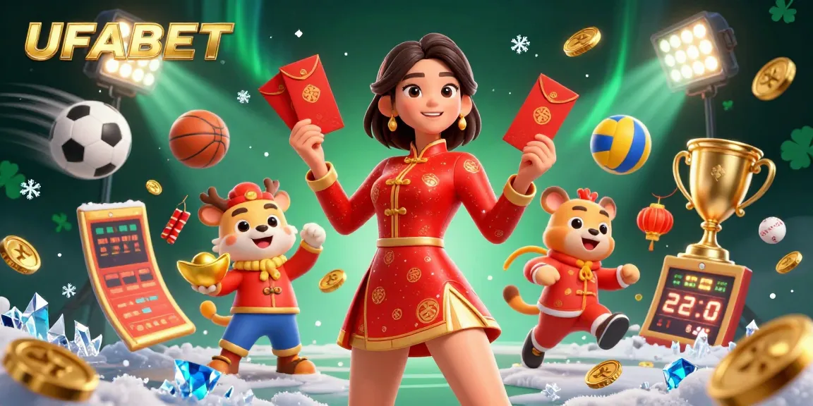 Experience the excitement of UFABET sports betting with dynamic games and festive visuals.