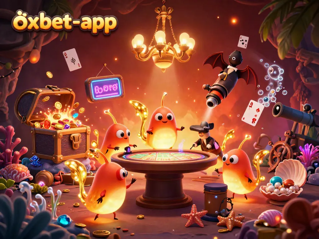 Experience fun with games at the OXBET app, featuring interactive elements and lively casino atmosphere.