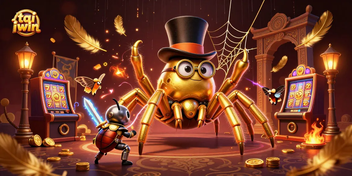 Experience thrilling wins with tai iwin in this vibrant 3D casino adventure scene.